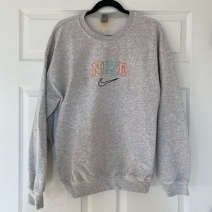 Embroidered Nike Crewneck